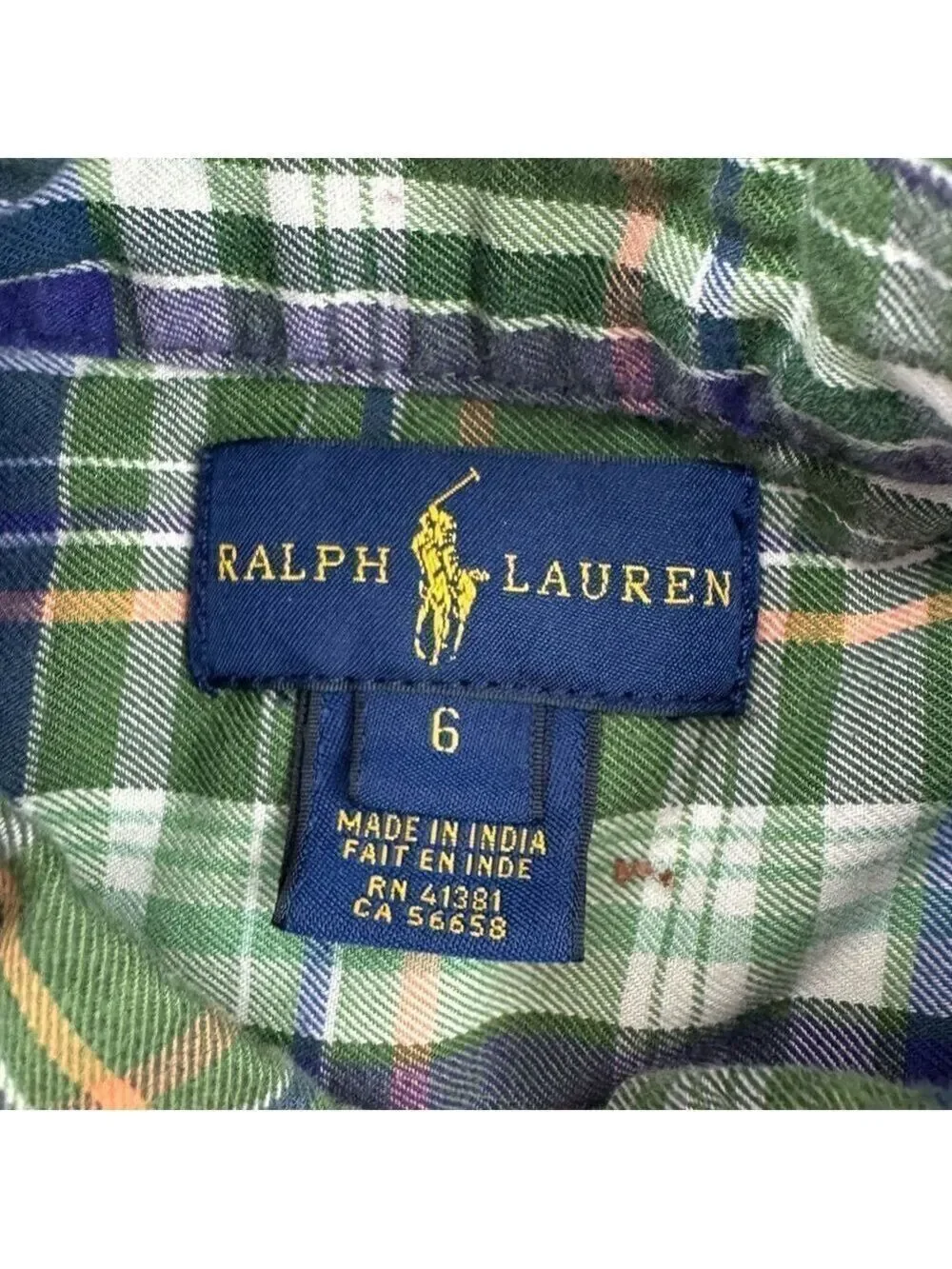 Ralph Lauren‎ Plaid Long Sleeve Button Down Shirt Bundle